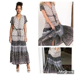NWOT SPELL & THE GYPSY LIONHEART GOWN Sz XS Coal